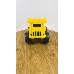 Toy State Industrial 8" CAT Caterpillar Dump Truck Yellow & Black Construction